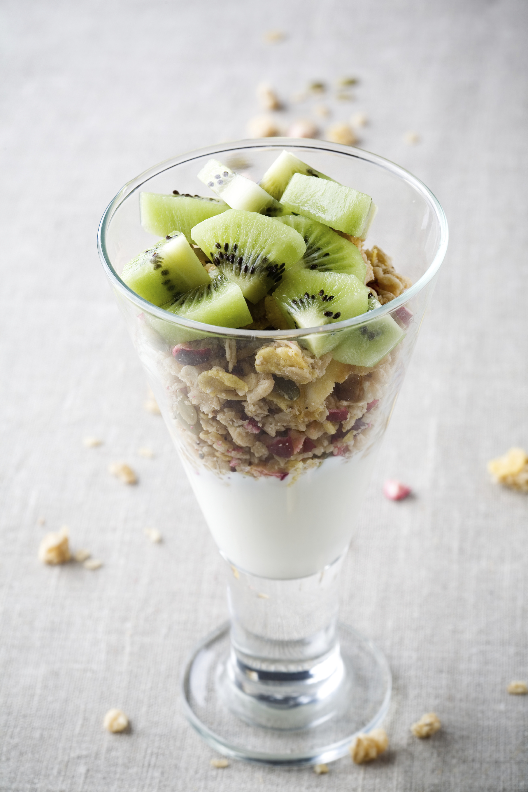 Parfait aux fruits exotiques et son granola maison